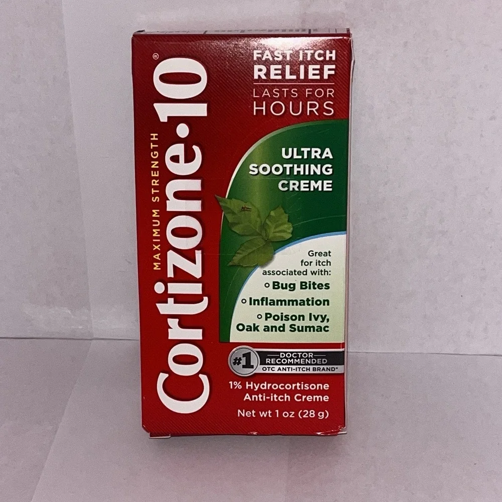 Cortizone-10 Ultra Soothing 1% Hydrocortisone Anti-Itch‎ Cream Max Strength 1oz